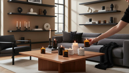 designer candle decor